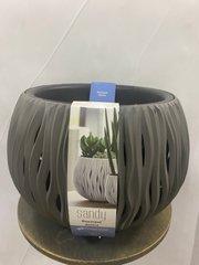 Горшок- Вазон для цветов Prosperplast BOWL SANDY DSK290-405U каменно-серый