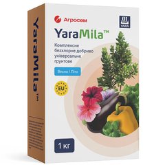 YaraMila комплексное бесхлорное удобрение универсальное грунтовое Весна - Лето /1 кг/ Yara Нидерланды