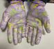 Перчатки рабочие женские "Цветочек фиолетовые"