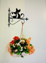 Подставка (крепление) для подвесного цветка Коты