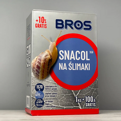 Інсектицид від слимаків та равликів Bros Cnacol 3 GB 1кг 100г (1570м2) BROS Польща