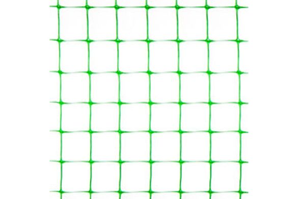 Сетка вольерная  пластиковая Клевер Универсальная, ячейка 12 х 14 мм, h1мна метраж