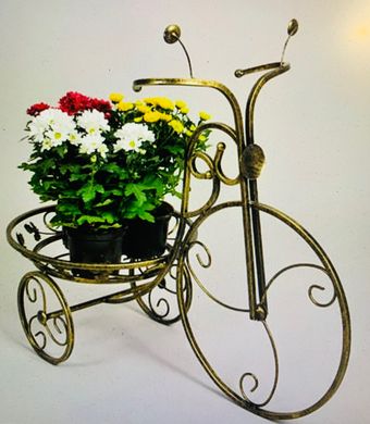 Кована підставка для квітів Велосипед 1 великий