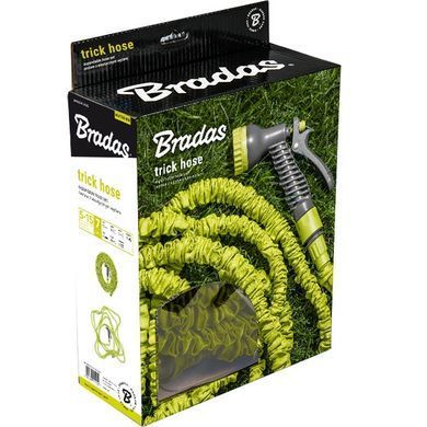 Шланг, що розтягується (комплект) TRICK HOSE 7,5-22м &ndash; салатовий, WTH722GR Bradas, Польща