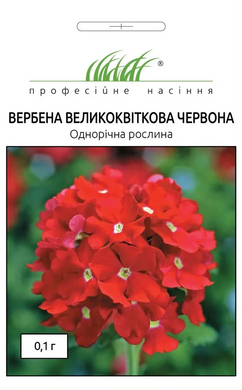 Вербена крупноквіткова Червона /0,1г/ Професійне насіння